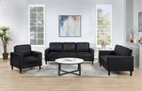 Ruth Upholstered Track Arm Loveseat