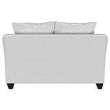 Salizar Upholstered Flared Arm Loveseat