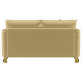 Corliss Upholstered Curved Track Arm Loveseat