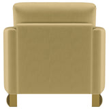 Corliss Upholstered Curved Track Arm Chair