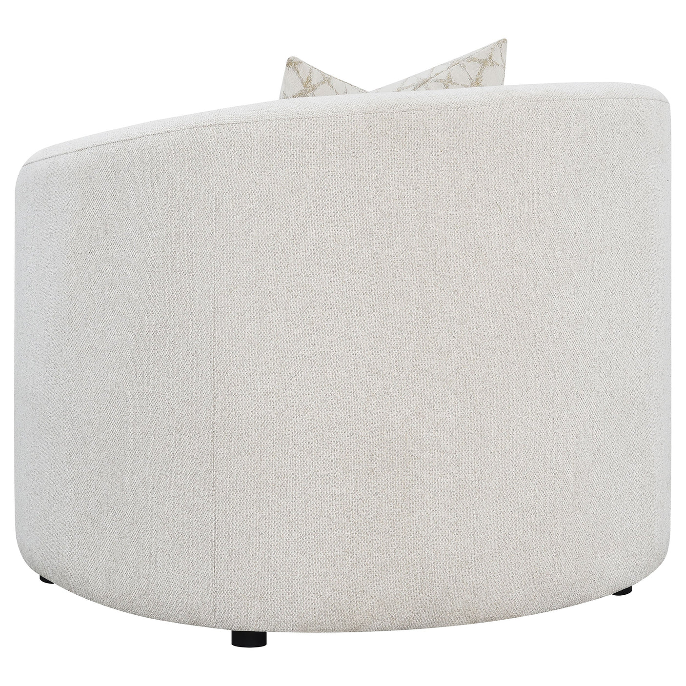 Rainn Boucle Upholstered Sloped Arm Sofa Set Latte