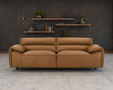 Buxton Top Grain Leather Upholstered Sofa