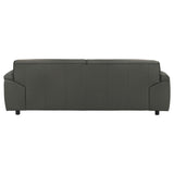 Buxton Top Grain Leather Upholstered Sofa