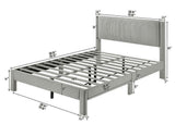 Lucia Bed Light Grey