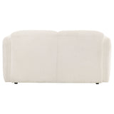 Dorset Fabric Upholstered Round Track Arm Loveseat