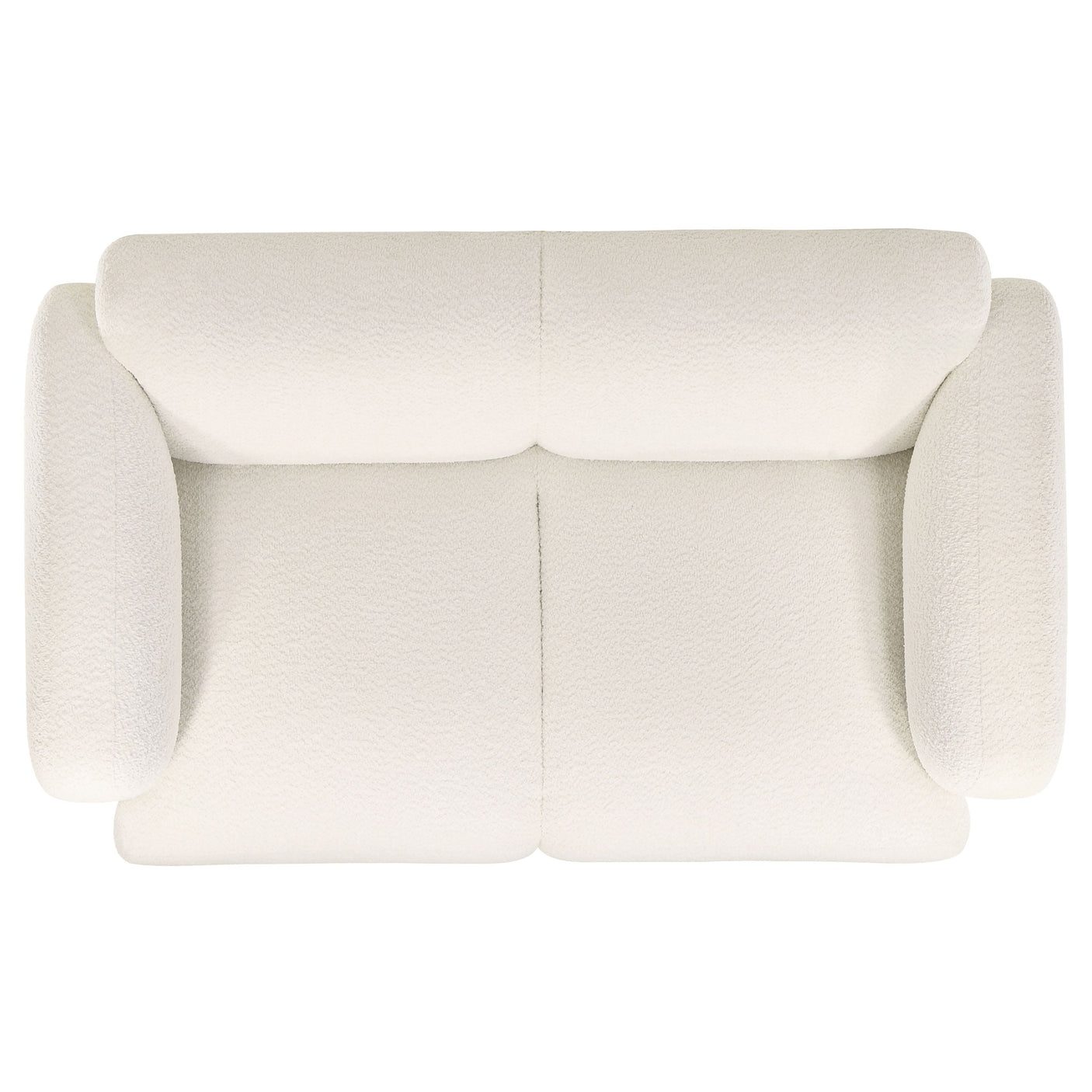 Dorset Fabric Upholstered Round Track Arm Loveseat