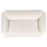 Dorset Fabric Upholstered Round Track Arm Loveseat
