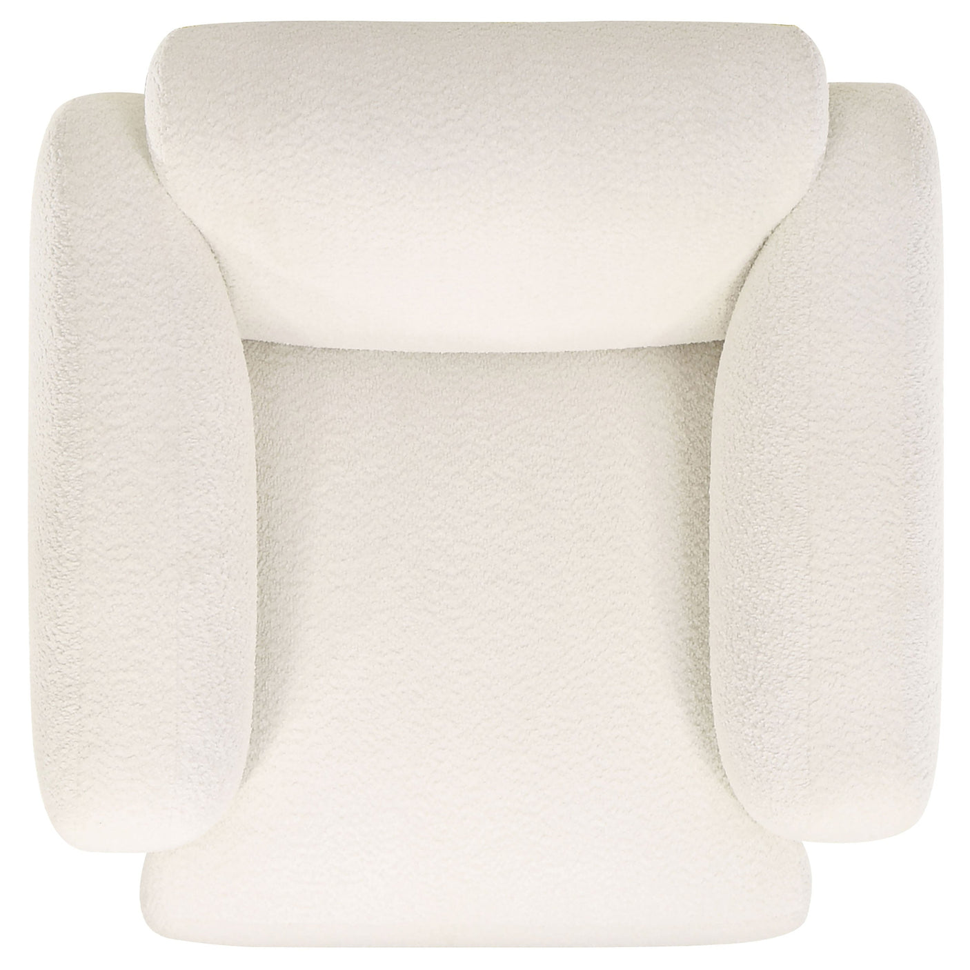 Dorset Fabric Upholstered Round Track Arm Accent Chair