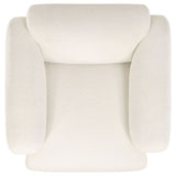 Dorset Fabric Upholstered Round Track Arm Accent Chair