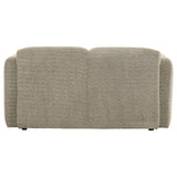 Dorset Fabric Upholstered Round Track Arm Loveseat