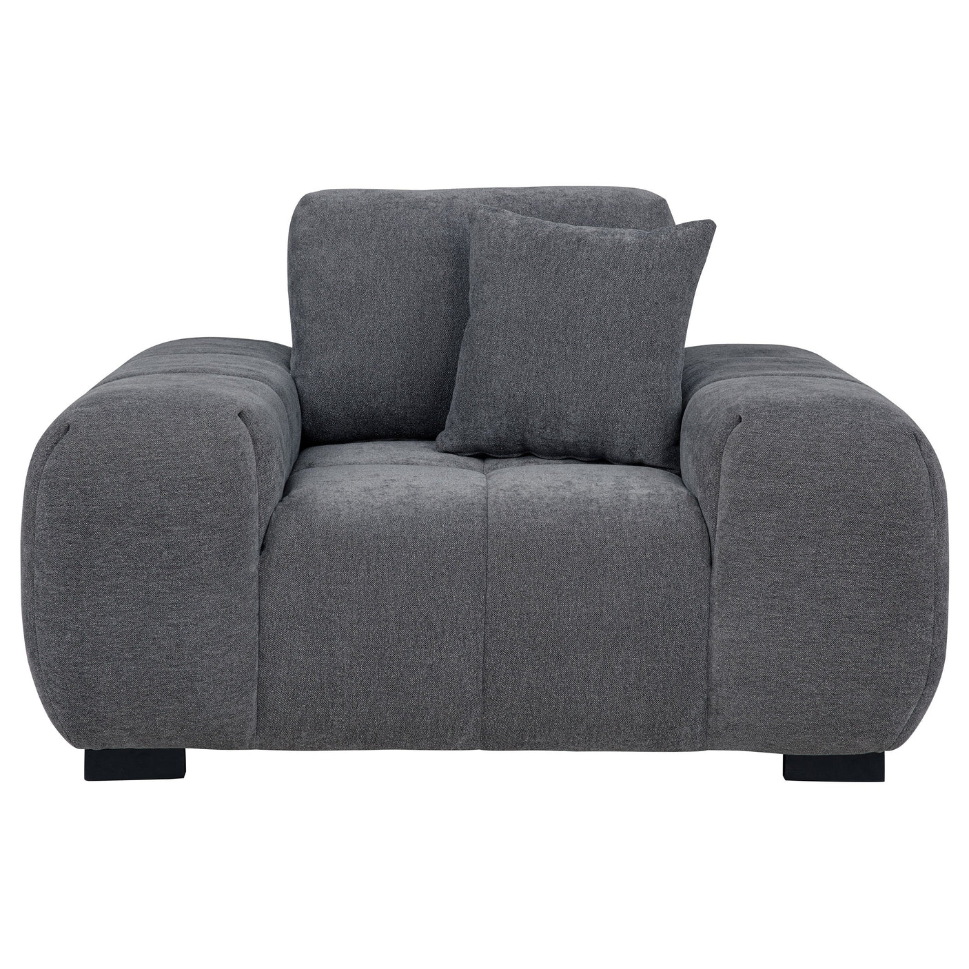 Octavia Upholstered Track Arm Accent Chair