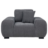 Octavia Upholstered Track Arm Accent Chair