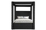 Annabelle Canopy Bed Black