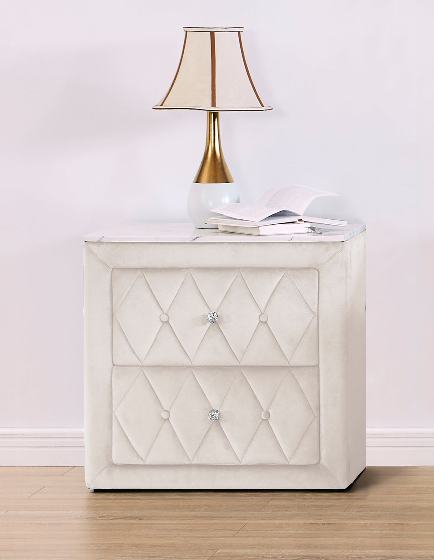 Annabelle Night Stand Ivory