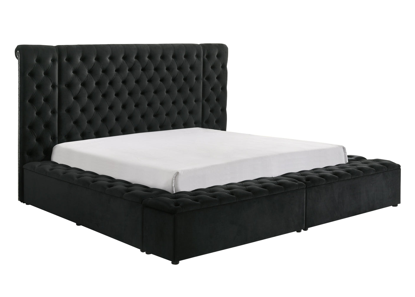 Liliana Storage Bed Black