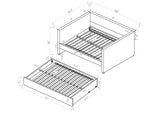Molly Daybed White Dove