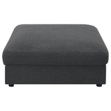 Serene Square Upholstered Ottoman