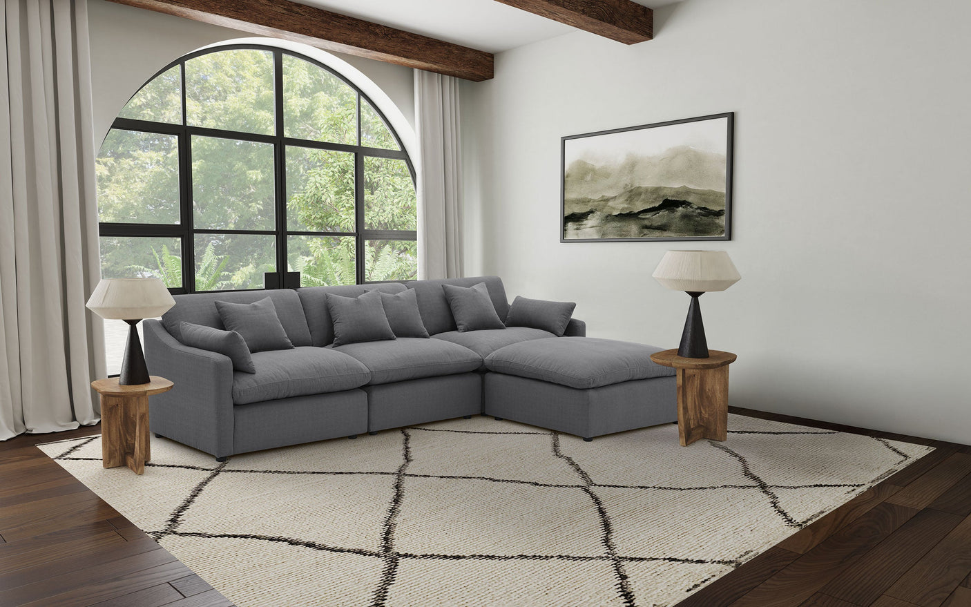 Hobson Upholstered Modular Sectional Sofa