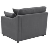 Hobson Upholstered RAF Chair Charcoal