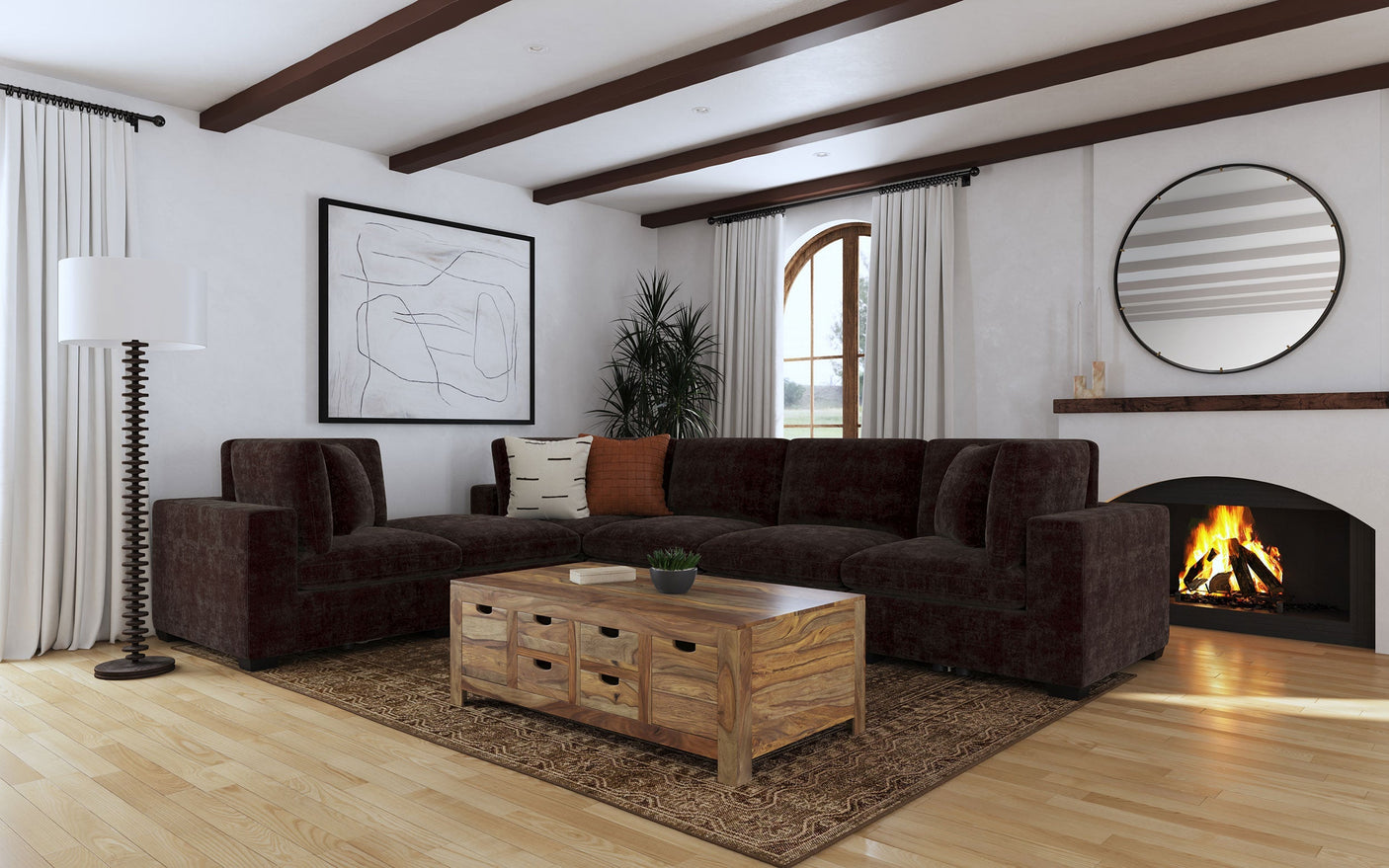Lakeview Upholstered Armless Chair