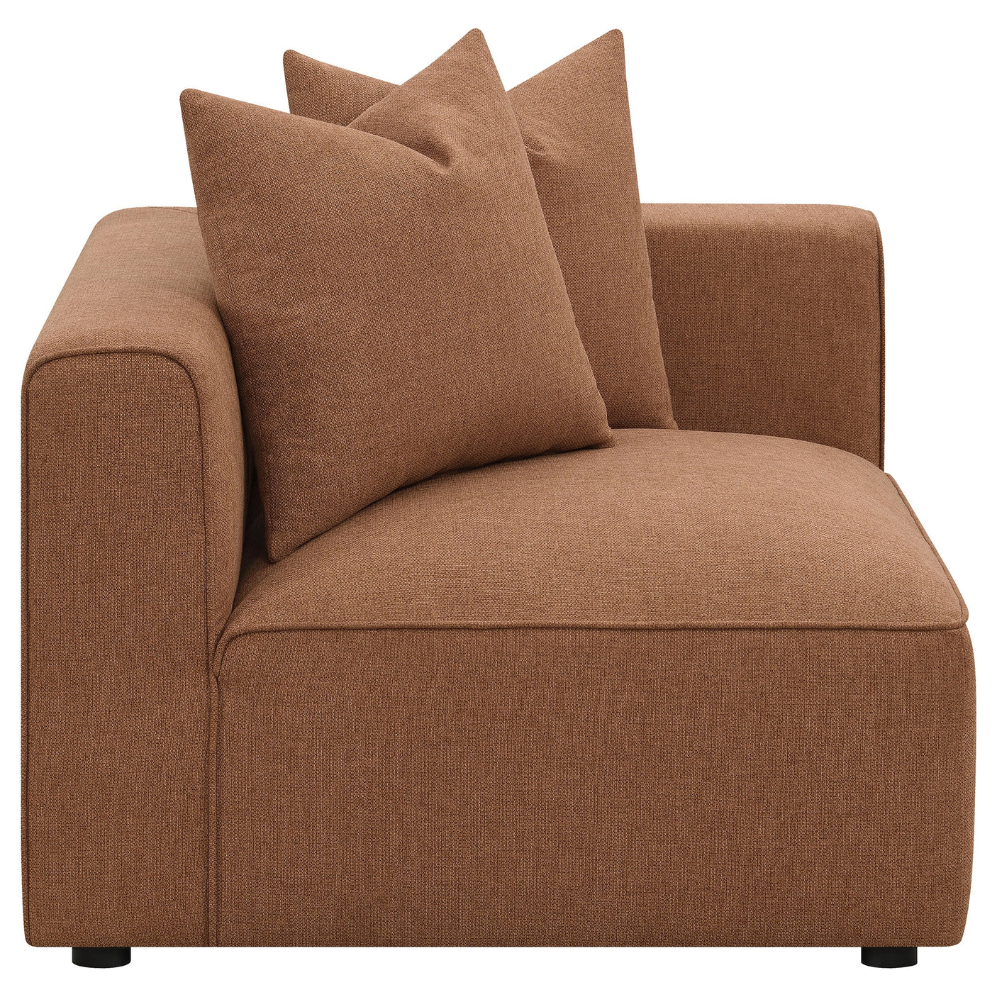 Jennifer Upholstered Corner Chair Grey