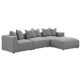 Jennifer Square Upholstered Ottoman