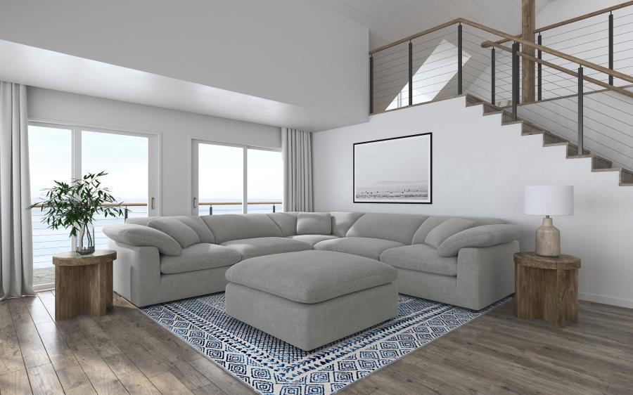 Raleigh Boucle Upholstered Modular Sectional