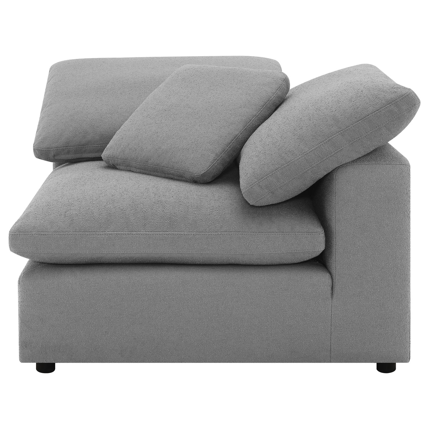 Raleigh Boucle Upholstered Corner Chair Ivory
