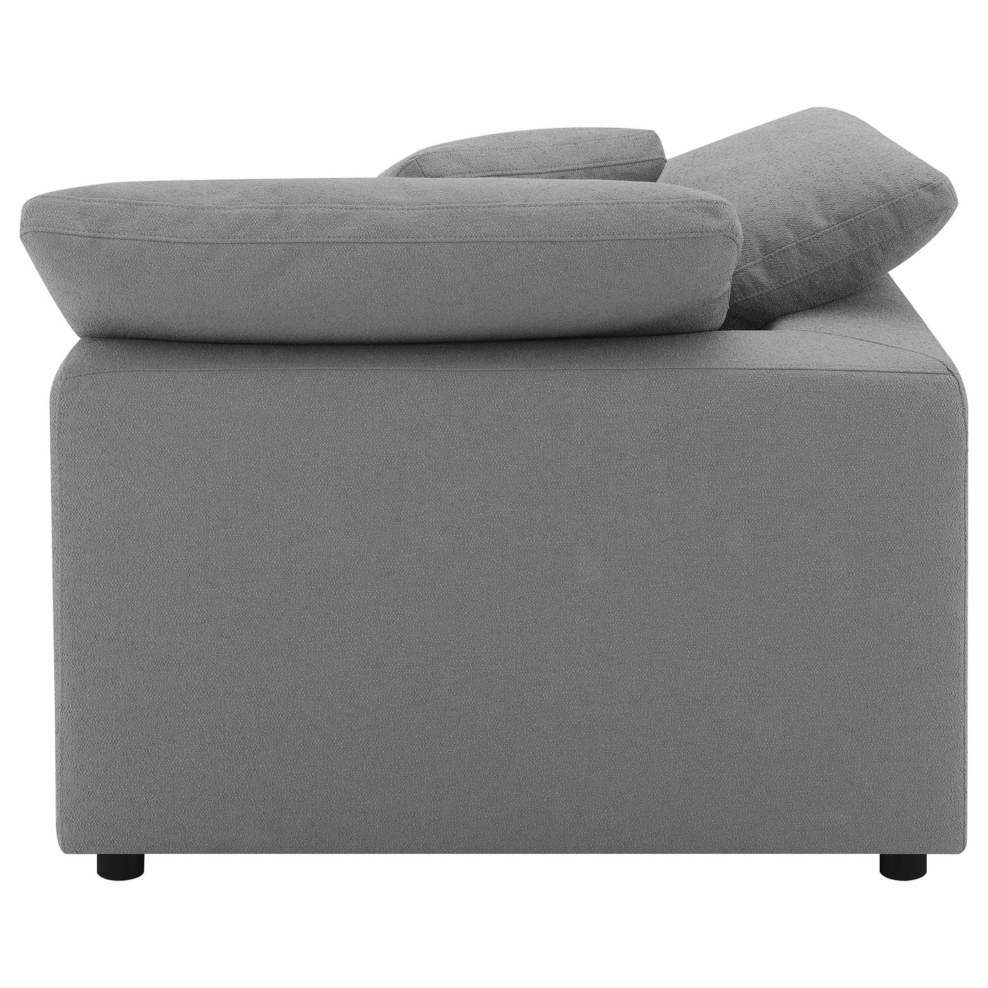 Raleigh Boucle Upholstered Corner Chair Ivory