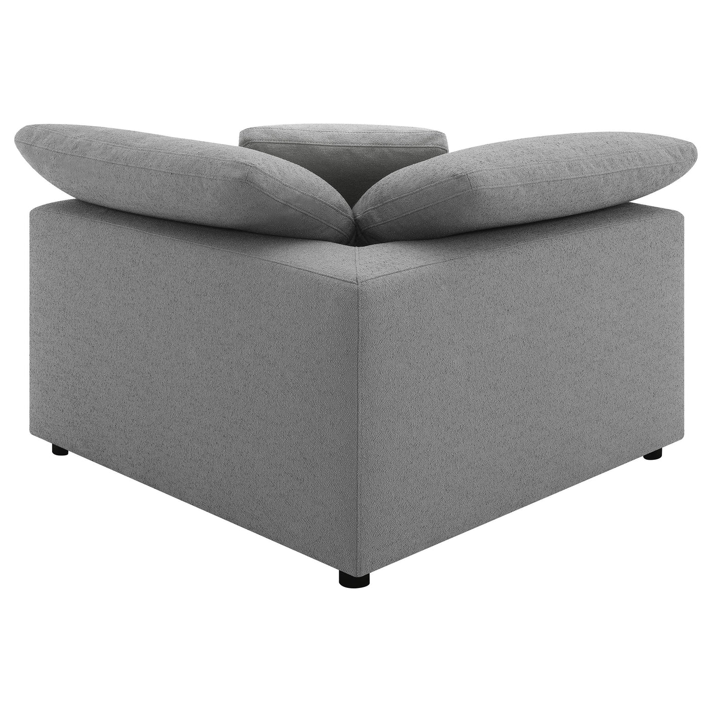 Raleigh Boucle Upholstered Corner Chair Ivory