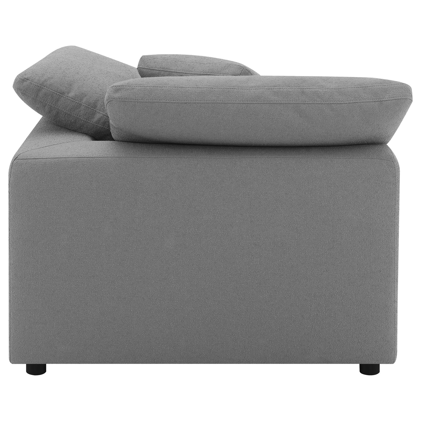 Raleigh Boucle Upholstered Corner Chair Ivory