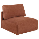 Elysia Chenille Upholstered Modular Armless Chair