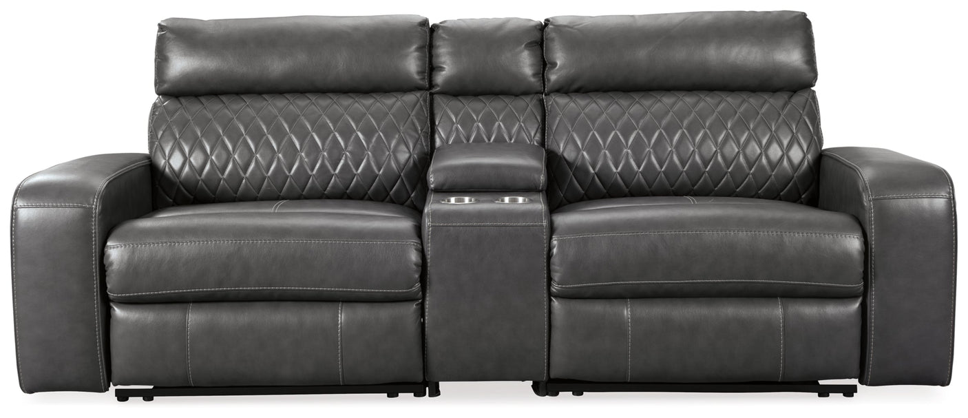 Samperstone 3-Piece Power Reclining Sectional Loveseat