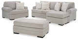 Eastonbridge Sofa Chaise, Chair, and Ottoman Living Room Set
