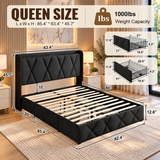 HavenLux Storage Bed