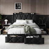 HavenLux Storage Bed