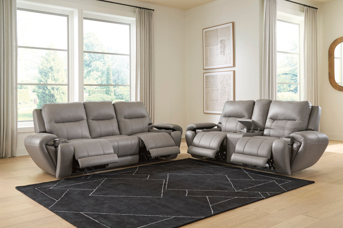 Trendsetter Leather Sofa & Loveseat