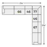 5pc Sectional