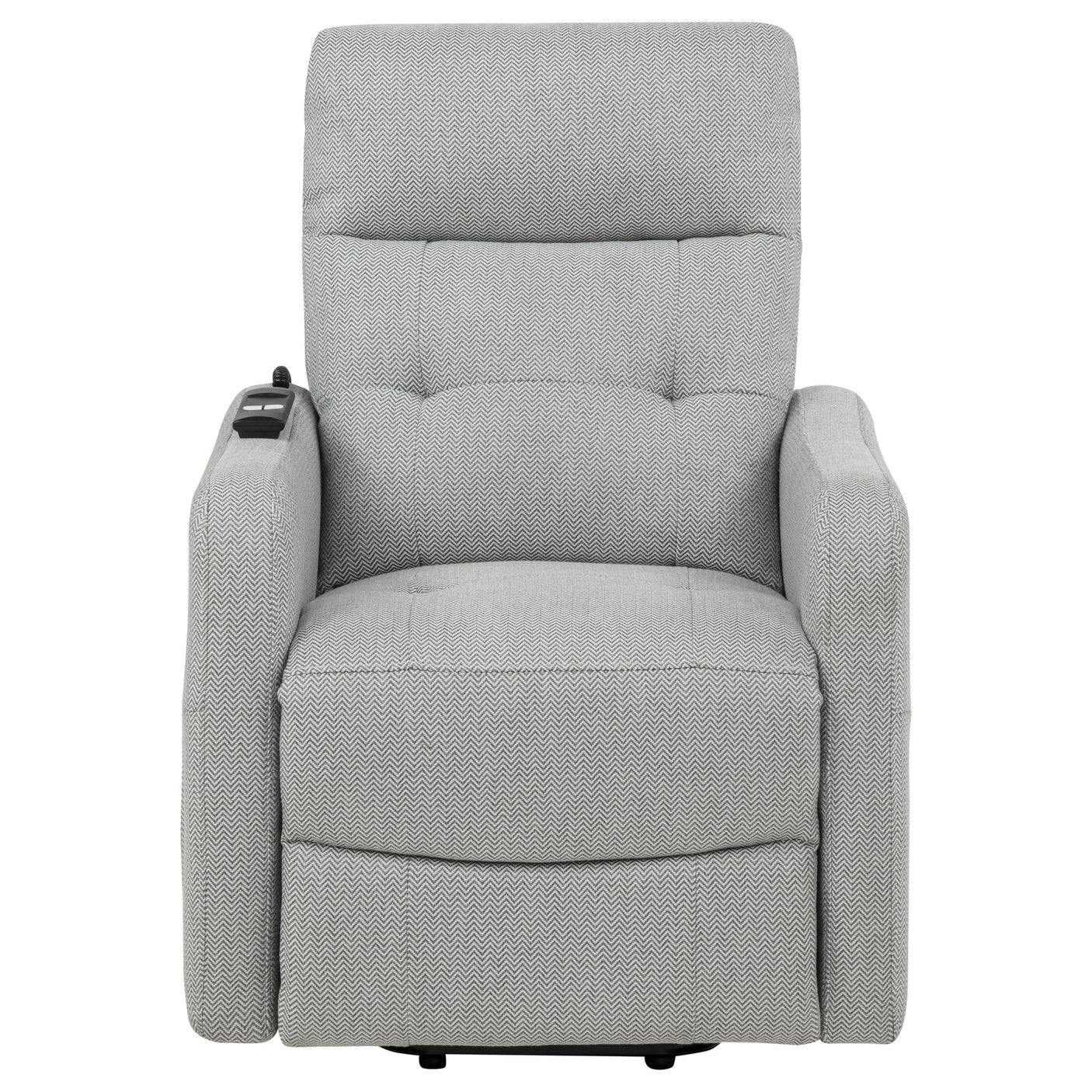 Dayes Upholstered Power Lift Recliner Chair Taupe