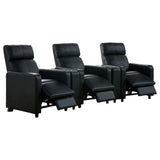Toohey Upholstered Home Theater Storage Wedge Console