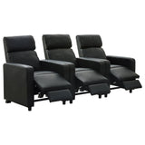 Toohey Upholstered Home Theater Storage Wedge Console