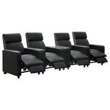 Toohey Upholstered Home Theater Storage Wedge Console