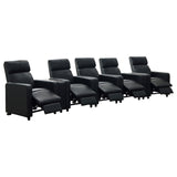 Toohey Upholstered Home Theater Storage Wedge Console
