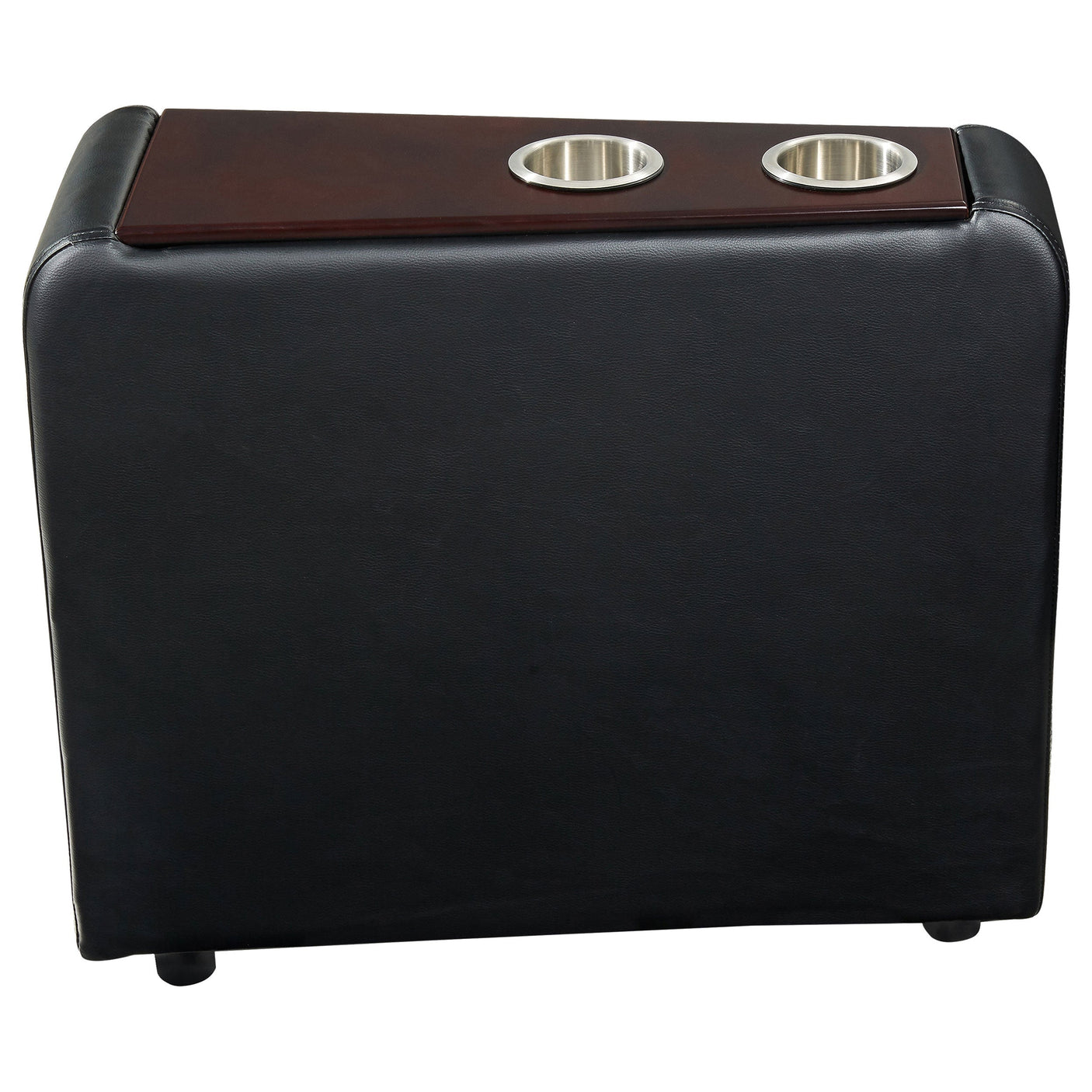 Toohey Upholstered Home Theater Storage Wedge Console