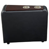 Toohey Upholstered Home Theater Storage Wedge Console