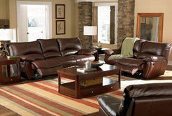 Clifford Leather Sofa & Loveseat