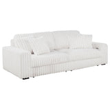 Jacana Corduroy Upholstered Dual Power Chaise Sofa