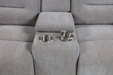 Gilson Chenille Upholstered Reclining Loveseat Grey