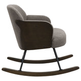 Paige Boucle Upholstered Mid Back Roc Chair