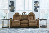 Wolfridge Power Reclining Sofa with Adjustable Headrest